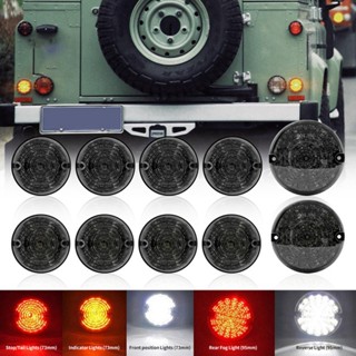 หลอดไฟสัญญาณไฟหน้า และหลังรถยนต์ สําหรับ Land Rover Defender 90 110 130 10 ชิ้น