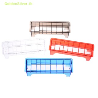 Goldensilver กล่องเก็บหวีปัตตาเลี่ยนตัดผม 8 ช่อง สีเงิน สําหรับร้านตัดผม