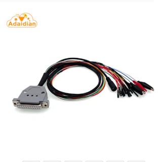 สายเคเบิลบูทไฟ LED 3 ดวง DB25 ECU แบบเปลี่ยน สําหรับ SM2 PRO J2534 VCI ECU BATT VCC KLINE CAN-L