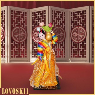 [Lovoski1] ตุ๊กตาเรซิ่น รูปปั้น Geisha สร้างสรรค์ สไตล์เกาหลี