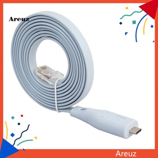 Are สายเคเบิลอะแดปเตอร์ USB Type C RS232 เป็น RJ45 6 ฟุต สําหรับเราเตอร์ Cisco FTDI