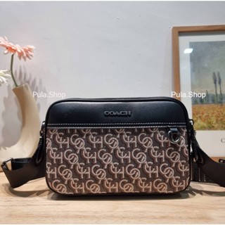 กระเป๋าสะพายข้าง CF484 GRAHAM CROSSBODY WITH MONOGRAM PRINT 007/002