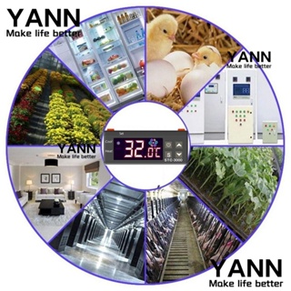 YANN1 เครื่องควบคุมอุณหภูมิอิเล็กทรอนิกส์ดิจิทัล พร้อมเซนเซอร์ 12V 24V 110V-220V