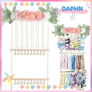 DAPHS ที่คาดผม จัดระเบียบที่คาดผม สําหรับเนอสเซอรี่ เด็กวัยหัดเดิน ห้องเด็กผู้หญิง ที่แขวนจัดเก็บ เครื่องประดับผม