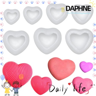 Daphne แม่พิมพ์ซิลิโคนเรซิ่น อีพ็อกซี่ รูปเทียน 3D สําหรับทําเทียน ช็อคโกแลต อโรมาเธอราพี ขนมหวาน DIY