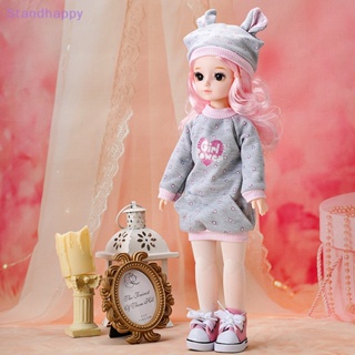 Standhappy ชุดเสื้อผ้าตุ๊กตา 1/6 Bjd 30 ซม. แฟชั่น สี่ชิ้น DIY