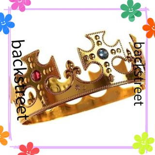 Backstreet มงกุฎทองของเล่นแฟชั่นเครื่องประดับ Charles Coronation Princesss Crowns