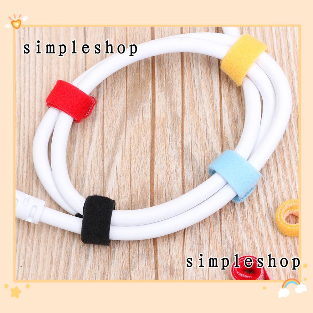 ❀SIMPLE❀ 20pcs New Cable Organizer Reusable Nylon Ties Management Convenient Fastening  Earphone Mouse Practical Wire Protector/Multicolor