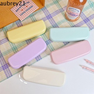 Aubrey1 กล่องเคส หรูหรา เรียบง่าย ป้องกันแว่นตา สําหรับผู้ชาย และผู้หญิง