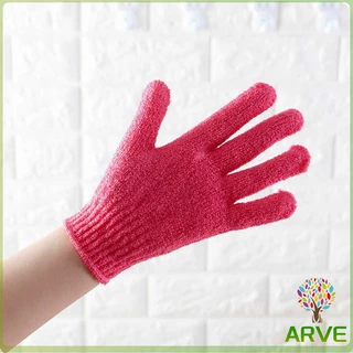 ถุงมืออาบน้ำ ถุงมือขัดผิวอาบน้ำ ขจัดเซลล์ผิวเก่า พร้อมส่ง Glove-style bath towel