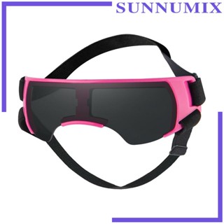 [Sunnimix] แว่นตากันแดด ขนาดเล็ก เป็นขนาดกลาง พร้อมสายรัดปรับได้ สําหรับสัตว์เลี้ยง สุนัข ลูกสุนัข ขับรถ เล่นสกี เดินทาง