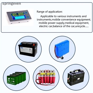 [springeven] Js-c33 เครื่องทดสอบแรงดันไฟฟ้า โวลต์มิเตอร์ดิจิทัล 10-100V หน้าจอ LCD สําหรับรถยนต์