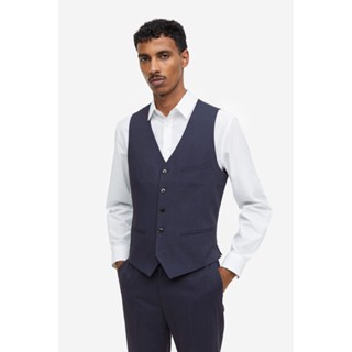 H&amp;M เสื้อกั๊กสูททรงสลิม Man Suit waistcoat Slim Fit 0839915_1