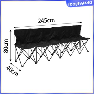 [lzdjhyke2] เก้าอี้ชายหาด พับได้ ทนทาน สําหรับตั้งแคมป์ 6 คน