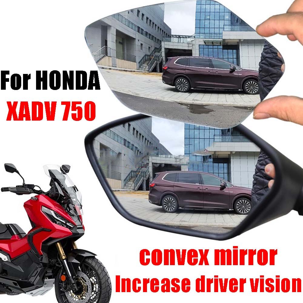 กระจกมองหลัง แบบนูน อุปกรณ์เสริม สําหรับ HONDA X-ADV XADV 750 XADV750 X ADV750