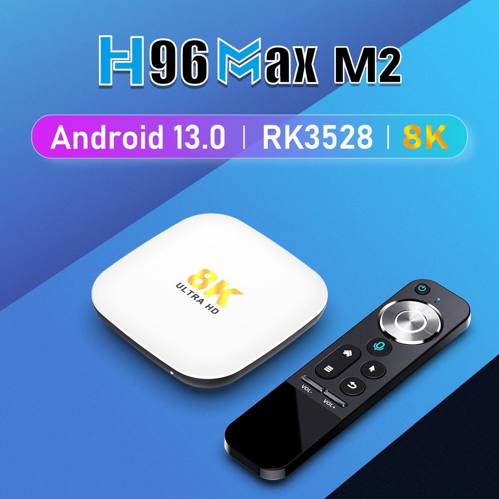 พร้อมส่ง เครือข่าย Android 13 6 8K HD Play H96 Max M2 RK3528