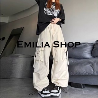 EMILIA SHOP  กางเกงขายาว กางเกงขายาวผู้หญิง สไตล์เกาหลี  ทันสมัย รุ่นใหม่ Trendy คุณภาพสูง A93L6YA 36Z230909