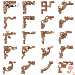 Peonypavilion สติกเกอร์ไม้โอ๊ค คุณภาพสูง สําหรับตกแต่งประตู
