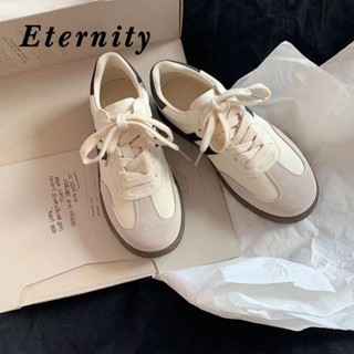 Eternity  รองเท้าผ้าใบ แฟชั่นสำหรับผู้หญิง สไตล์เกาหลี 33z080102 Stylish Comfortable ins สวยงาม B25F0P6 36Z230909