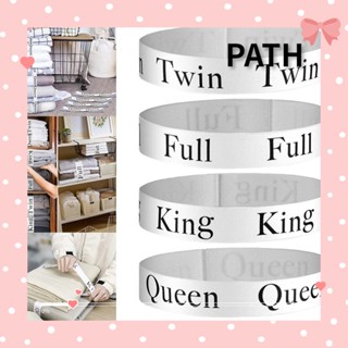 Path แผ่นจัดระเบียบเข็มขัด ใช้ได้ทุกวัน สําหรับ Dorm Laundr King Twin Full Queen Sheet