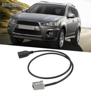 Aries306 สายเคเบิลอะแดปเตอร์ USB AUX สำหรับรถยนต์ 39114TF000 รองรับ MP3 MP4 WMA เปลี่ยนสำหรับ MITSUBISHI ASX 2009 เป็นต้นไป