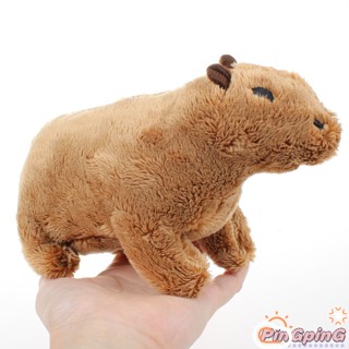 Pin ตุ๊กตานุ่ม รูปการ์ตูนสัตว์น่ารัก Capybara ขนาด 20 ซม. ของขวัญวันเกิด