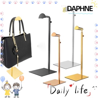 Daphne ชั้นวางกระเป๋า สเตนเลส สีทอง / สีเงิน ปรับได้ คุณภาพสูง สําหรับผู้หญิง