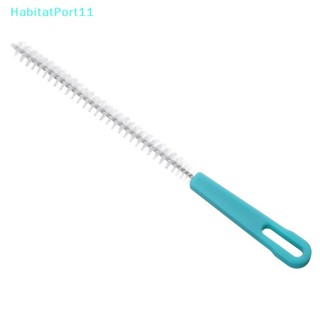 Habitatport แปรงเกลียวไนล่อน สําหรับทําความสะอาดขวดนม คีย์บอร์ด เครื่องประดับ 1 ชิ้น