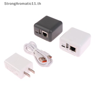 Strongaromatic เซิร์ฟเวอร์เครือข่าย Mini NP330 USB 2.0 (เครือข่าย WIFI BT WIFI cloud pring)