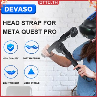 ✾ออตโต้✤【คุณภาพสูง】 - สายรัดศีรษะ แบบพกพา สําหรับชุดหูฟัง Meta Quest Pro VR Eli