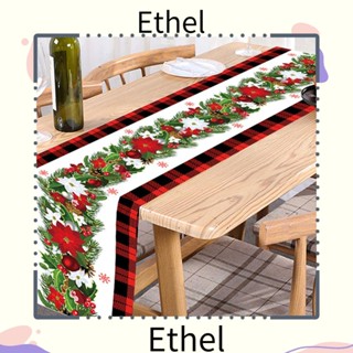 Ethel1 ผ้าปูโต๊ะ ลายซานตาคลอส ของขวัญคริสต์มาส