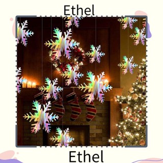 Ethel1 เกล็ดหิมะประดิษฐ์ สําหรับแขวนตกแต่งปาร์ตี้คริสต์มาส 6 ชิ้น