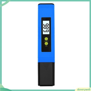 {doverywell} เครื่องตรวจจับค่า PH หน้าจอ LCD แบบพกพา