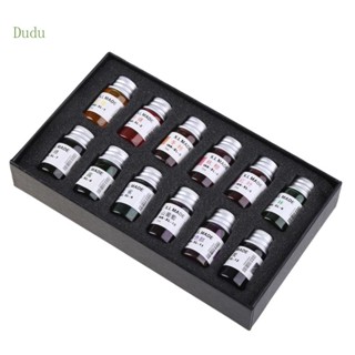 Dudu ปากกาหมึกซึม 12 สี 12 กลุ่มดาว สีทอง สําหรับเขียนลายเซ็น