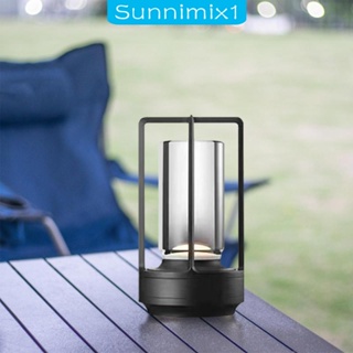 [Sunnimix1] โคมไฟตั้งโต๊ะ LED ไร้สาย หรี่แสงได้ พร้อมรีโมตคอนโทรล ชาร์จได้ สําหรับตกแต่งข้างเตียง