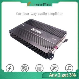 Rf เครื่องขยายเสียงรถยนต์ 4 ช่อง 4 ทาง 12v พลังงานสูง