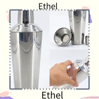 Ethel1 ชุดอุปกรณ์บาร์เทนเดอร์ค็อกเทล สเตนเลส 3 ชิ้น สําหรับค็อกเทล บาร์เทนเดอร์