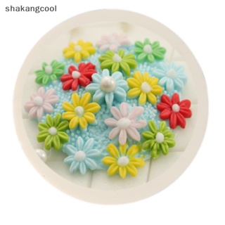 Shakangcool แม่พิมพ์ซิลิโคน รูปดอกไม้ 3D สําหรับทําเค้กช็อคโกแลต ฟองดองท์ DIY SGL