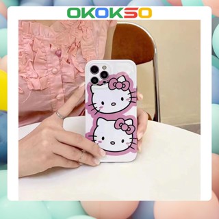 [OKOKSO] เคสโทรศัพท์มือถือนิ่ม กันกระแทก ลายการ์ตูนคิตตี้ สําหรับ OPPO Reno9 Reno8 Reno7pro reno6 7z 8T 5 2 R17 A72 A53 A9 2020 F11 A31 F9 A15 A3S A78 A77 Findx5Pro