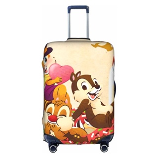 Chip n Dale ผ้าคลุมกระเป๋าเดินทาง ป้องกันฝุ่น และรอยขีดข่วน ความยืดหยุ่นสูง 18-32 นิ้ว