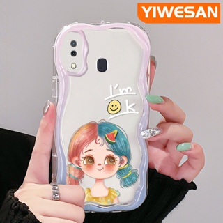 เคสโทรศัพท์มือถือใส แบบนิ่ม ลายการ์ตูนผู้หญิงน่ารัก กันกระแทก สําหรับ Samsung galaxy A30 A20 A31 A32 M10s