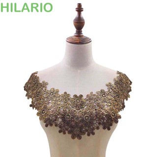 Hilario ผ้าลูกไม้ ปักลาย สําหรับตกแต่งเสื้อผ้า คอปกเสื้อ DIY