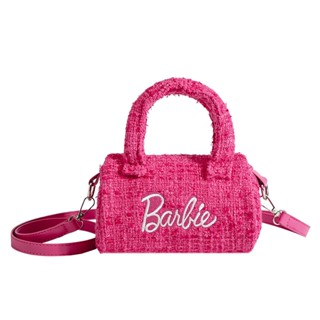 【พร้อมส่ง】กระเป๋าบาร์บี้สีชมพู Barbie bag กระเป๋าสะพายถือ