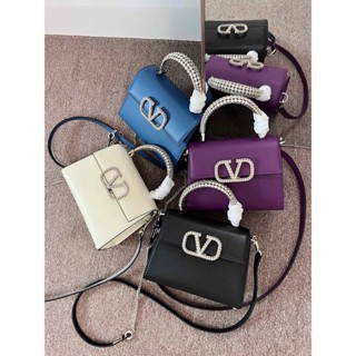 พรี​ ราคา10100 Valentino VSLING 0530 กระเป๋าแฟชั่น กระเป๋าสะพายไหล่ กระเป๋าสะพาย