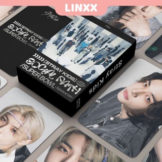 Linxx โปสการ์ด อัลบั้มรูปศิลปินเกาหลี Stray Kids Social Path Album Lomo 55 ชิ้น