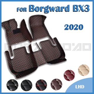 Rhd พรมปูพื้นรถยนต์ สําหรับ Borgward BX3 2020 อุปกรณ์เสริมภายในรถยนต์