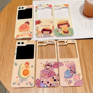 เคสโทรศัพท์มือถือ PC กันกระแทก ลายการ์ตูนน่ารัก สําหรับ Samsung Galaxy Z Flip 5 Z Flip5 Flip Z 5