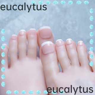 Eucalytus1 เล็บปลอมแฟชั่น แบบเต็มเล็บ ถอดออกได้ สําหรับเด็กผู้หญิง