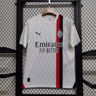 เสื้อกีฬาแขนสั้น ลายทีมชาติฟุตบอล Away Jersey 23-24AC AAA แห้งเร็ว สําหรับผู้ชาย ไซซ์ S-XXL