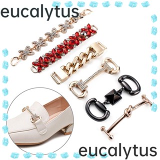 Eucalytus1 หัวเข็มขัดโลหะอัลลอย อุปกรณ์เสริม สําหรับรองเท้า